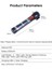 Outtobe Işık Çok Fonksiyonlu Işık Süper Parlak Işık Su Geçirmez Işık Dış Mekan Feneri Taşınabilir Ev Lambası Pencere Kırıcılı Penlight Manyetik Emme Güvenlik Kesici Pusula (Yurt Dışından) 5