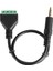 3.5mm Trrs Stereo 4 Kutuplu Altın Kaplama Erkek Fiş 4pin Av Vida Ses Video Kalkanı 30 cm Balun Terminal Konnektörü Adaptör Kablosu (Yurt Dışından) 5