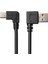 Erkek Sağ 90 Derece Açılı Mini USB Kablosu Mini 25 cm Usb'den USB 2.0 Data Sync Şarj Aleti Kablosu Cep Telefonu Için Mp3 Mp4 Kamera (Yurt Dışından) 4
