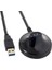 1.5 M Masaüstü USB 3.0 Tip A Erkek - Dişi Uzatma Veri Şarj Kablosu Stand Tabanlı Korumalı (Yurt Dışından) 4