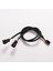 3pin Pc Bilgisayar Kasası Fan Bağlantı Tel Ayırıcı Dönüştürücü Dişi Y-Splitter Çift Erkek Anakart Güç Kablosu Adaptörü (Yurt Dışından) 5