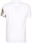 Erkek Polo Yaka Tişört Beyaz Pamuk Slim Fit Ribana'lı Kol Floral Desenli T-Shirt Ncs Jeans 1189 5