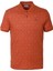 Erkek Polo Yaka Tişört Orange Pamuk Slim Fit Ribana'lı Kol Desenli T-Shirt Ncs Jeans 1148 1