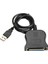 Yeni USB 1.1 DB25 Dişi Bağlantı Noktası Baskı Dönüştürücü Kablo Lpt USB Adaptörü Lpt Kablosu Lpt USB Kablosu Siyah (Yurt Dışından) 1