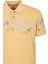 Erkek Polo Yaka Tişört Sarı Slim Fit Ribanalı Pamuk Desenli T-Shirt Ncs Jeans 1214 2