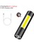 Mini Taşınabilir 2 LED Q5 El Feneri Fener 3 Mod Çalışma Flaş Işıkları Torch USB Şarj Edilebilir Açık Balıkçılık Kamp El Fenerleri (Yurt Dışından) 2