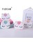 Fudeam Yumuşak Peluş Karikatür Unicorn Kadın Bozuk Para Cüzdanı Mini Sevimli Oval Fermuar Çocuk Kız Para Cüzdan Kartı USB Kablosu Çanta Anahtar Cüzdan (Yurt Dışından) 1