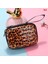 1pc Mini Bavul Şekli Teneke Para Paketi Leopar Kare Çanta Mini Kese Çanta (Yurt Dışından) 2