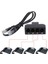 RJ11 6P4C Dişi 4 Ethernet RJ45 8P8C Erkek F/m Adaptör Dönüştürücü Kablo Telefon Perakende Satış (Yurt Dışından) 3