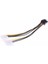 2 x 4-Pin Molex Lp4 Ila 8-Pin Pcı Express Ekran Kartı Atx Psu Güç Adaptör Kablosu (Yurt Dışından) 4