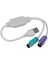 1pc USB Erkek Ps/2 Ps2 Dişi Dönüştürücü Kablo Kablosu Dönüştürücü Adaptör Klavye (Yurt Dışından) 1