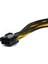 6pin Ila 2*8pin (6+2)Pin Madenci Molex 6 Pin Pcı E Ila 2*pcıe 8 (6+2) Pin Grafik Ekran Kartı Pcı-E VGA Splitter Hub Güç Kablosu (Yurt Dışından) 2
