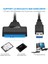 Ngelon USB 3.0 Sata Iıı Kablo Sata USB Adaptörü USB C HDMI VGA USB C Desteği 2.5 Inç Harici SSD HDD Sabit Disk (Yurt Dışından) 3