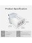 [etop]essager 30W Hızlı Şarj 3.0 USB Şarj Cihazı Qc3.0 Qc Hızlı Şarj Cihazı Çoklu Fiş Duvar Cep Telefonu Şarj Cihazı iPhone Samsung Xiaomi Mi Için (Yurt Dışından) 4