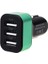 1 Adet Evrensel USB 3 Bağlantı Noktalı Şarj Cihazı Dc 5.0V 2.1A Cep Telefonu Hızlı Araba Şarjı Şarj Adaptörü iPhone Samsung Huawei Xiaomi Için (Yurt Dışından) 2