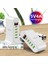 Uslıon 5 Port USB Şarj Aleti Xiaomi LED Ekran Çoklu USB Şarj Istasyonu Evrensel Telefon Masaüstü Duvar Ev Ab Abd Ingiltere Tak (Yurt Dışından) 3