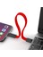 Vaorlo Anahtarlık Kordon 2.4A Hızlı Şarj Kablosu Mikro USB Tip-C Şarj Cihazı USB Veri Kablosu 22CM Taşınabilir Xiaomi Samsung iPhone Için (Yurt Dışından) 3