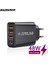 48W USB Şarj Aleti Pd Tipi C Şarj Cihazı iPhone Samsung Xiaomi Için Hızlı Şarj Cep Telefonu Şarj Cihazı 3 Port Hızlı Charge3.0 Adaptörü (Yurt Dışından) 1
