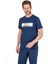 6043 Erkek Kısa Kollu Penye Pijama Takımı-Indigo 1