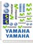 Yamaha Movıstar Motorsiklet Kask Sticker Çıkartma Seti 1