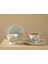 Vanilla New Bone China 4 Parça 2 Kişilik Kahve Fıncan Takımı 90 ml Açık Gri 1