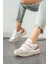 Turuncu Günlük Cırtlı Iç Taban Kadın Sneaker 1