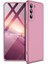 - Samsung Galaxy S21 FE - Kılıf Parmak izi Yapmayan 3 Parça Ays Kapak - Rose Gold - T17902 1