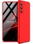 - Samsung Galaxy S21 FE - Kılıf Parmak izi Yapmayan 3 Parça Ays Kapak - Kırmızı - T17902 1