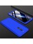 - Xiaomi Redmi 8 - Kılıf Parmak izi Yapmayan 3 Parça Ays Kapak - Mavi - T11029 1