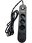 Gobax MG-106 2x USB 2x Type-C Çıkışlı 3lü 2 M Metre Çocuk Akım Korumalı Priz 3