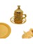 Gold 2'li Set Fincan Takımı Kahve Fincanları , lokumluk , sekerlik , tepsi , fincan 4
