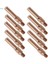 2X10 Adet Kırmızı Bakır Gaz Korumalı Kaynak Kaynak Kaynakçı Kontak Memesi 1.2mm (Yurt Dışından) 5