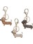 Beyaz Moda Köpek Dachshund Araba Anahtarlık Anahtarlık Charm Kolye Tuşları Tutucu Anahtarlık Kadın Kız Hediye Araba Styling Iç Aksesuarlar (Yurt Dışından) 5