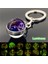 Terazi 12 Takımyıldızı Aydınlık Anahtarlık Cam Top Kolye Zodyak Anahtarlık Karanlıkta Glow Anahtarlık Tutucu Erkek Kadın Doğum Günü Hediyesi (Yurt Dışından) 3