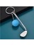 Mavi Mini Golf Raket Topu Kolye Anahtarlık Yaratıcı Araba Metal Anahtarlık Tutucu Clalit Anahtarlık Kadın Erkek Spor Kulüpleri Dekor Hediye (Yurt Dışından) 5