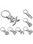 Stil 3 Çinko Alaşımlı Anahtarlık Araba Anahtarlık Metal Numarası Amblem Anahtarlık Araba Aksesuarı Charm Araba Styling Bmw Auto X1 X3 X5 E3 E5 Z4 (Yurt Dışından) 3