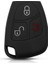 Silikon Kılıf Keyyou Karbon Fiber Uzaktan Araba Anahtarı Silikon Kılıf Kapak Koruyucu Mercedes-Benz Bce ml S Clk cl Fob 3 Düğmeler Anahtarsız Giriş (Yurt Dışından) 1