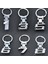 3 Serisi Moda Yaratıcı Modifiye Dijital Metal Araba Anahtarlık Anahtarlık Anahtarlık Bmw x Serisi Logo Araba Styling Için (Yurt Dışından) 3