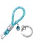 Göl Mavisi Araba Anahtarlık Bling Araba Accessoriey Rhinestones Kristal D-Ring Alaşımlı Anahtarlık Halat Takı Kadınlar Için Kız Hediye (Yurt Dışından) 1