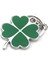 No.4 Boyutu Yeni Paslanmaz Yeşil Anahtarlık Moda Yaratıcı Güzel Dört Yapraklı Yonca Çelik Şanslı Anahtarlık Anahtar Yüzükler Takı Bırakın (Yurt Dışından) 4