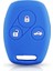 Mavi Keyyou Uzaktan Silikon Anahtar Kılıf Honda Accord Cr-V Crv Civic Pilot Fit Freed Stepwgn 3 Düğme Yeni Tutucu Kapak (Yurt Dışından) 1