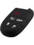 Siyah Keyyou Jeep Grand Cherokee Renegade Dodge Jcuv Dart Journey Chrysler Uzaktan Fob Oto Anahtar Kutu Silikon Araba Anahtarı Kapağı (Yurt Dışından) 1