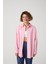 Pembe Oversize Gömlek 1