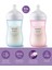 Natural Response Doğal Tepkili Pp 2'li Biberon Seti Mavi + Pembe 260ML, 1m+ - Cam Değildir. 1