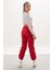 Kırmızı Şerit Dikişli Kız Paraşüt Pantolon 18005 5
