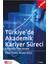 Türkiye’de Akademik Kariyer Süreci (e-kitap) 1