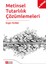 Metinsel Tutarlılık Çözümlemeleri (e-kitap) 1