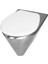 Paslanmaz Çelik Klozet P Çıkışlı-Taharet Çubuklu 370x580x350mm (NRC-6036-PBLT) 1
