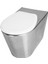 Paslanmaz Çelik Klozet S Çıkışlı-Taharet Çubuksuz 370x580x350mm (NRC-6035-SXXL) 1