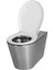 Paslanmaz Çelik Klozet S Çıkışlı-Taharet Çubuksuz 370x580x350mm (NRC-6035-SXXL) 2